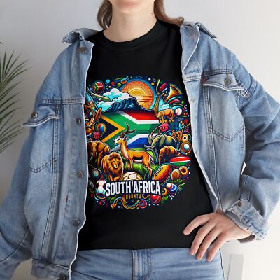 South Africa Ubuntu Cotton Tee Shirt for Her