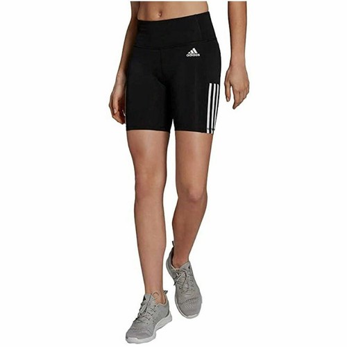 NEW - Adidas Women's 3 Stripe High Waist Bike Shorts - 第 4/5 張圖片