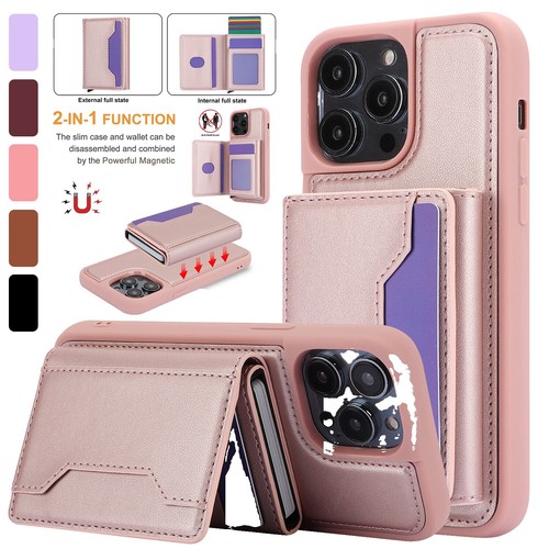 Salvatore Ferragamo Leather iPhone Smart Phone Case w/Credit Card