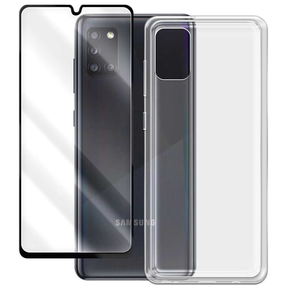 Screen Protector Skin Shell Soft TPU Case for Samsung Galaxy A31 A315F CellPhone-image