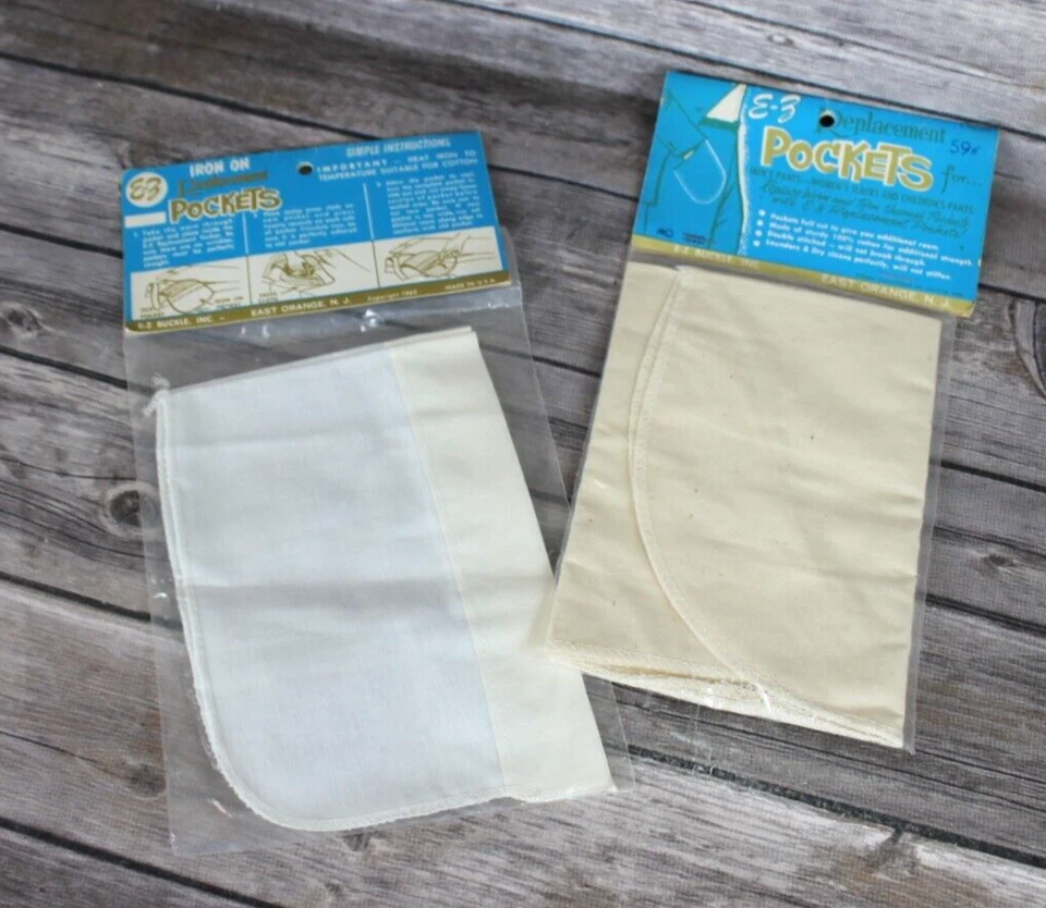 E-Z Buckle Inc 2 Packs Replacement Pockets No. 1020 (Ivory) & No. 8007 (White) - Image 2 of 4