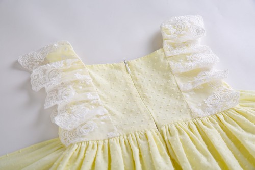 Spanish Kids Girl Princess Dress Flower Communion Party Pageant Summer Age 3-12Y - Picture 11 of 11