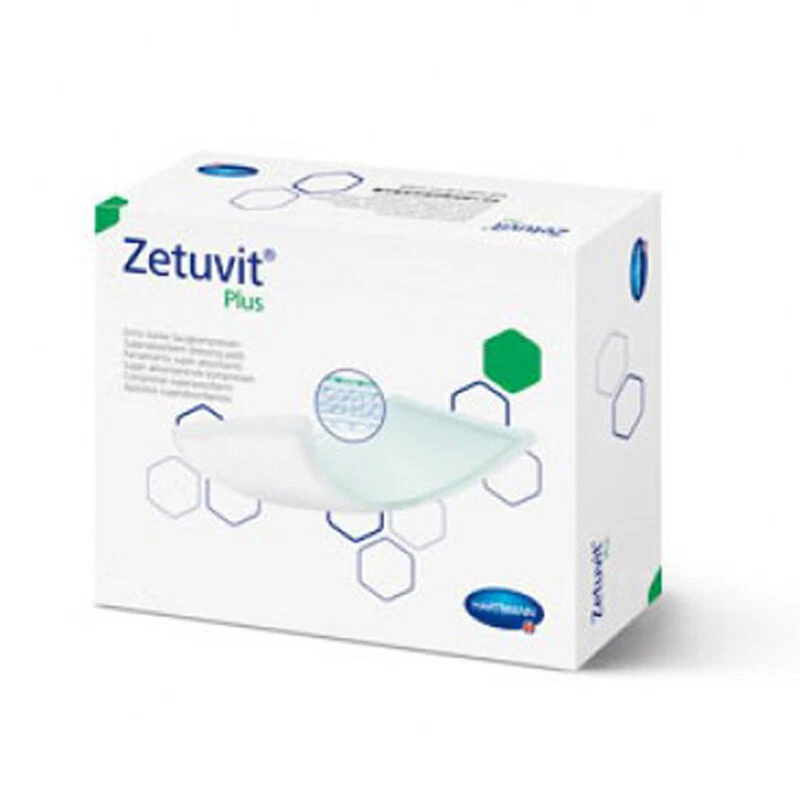 Zetuvit Plus Non Adherent Absorbent Dressing 15cm x 20cm, Pack 10, 5