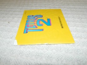 Nintendo NES Tetris 2 Instruction Manual ONLY *READ*