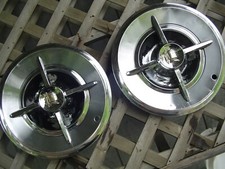 Vintage 1957 57 Dodge Lancer Knight Hubcaps Wheel Covers Center Caps Classic 2