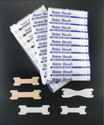DE 50 x Nasenpflaster Better Breath Nasenstrips Besser Atmen Anti Schnarchen