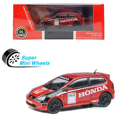 PARA64 - 2001 Honda Civic Type R EP3 - BTCC Honda Racing - 1:64
