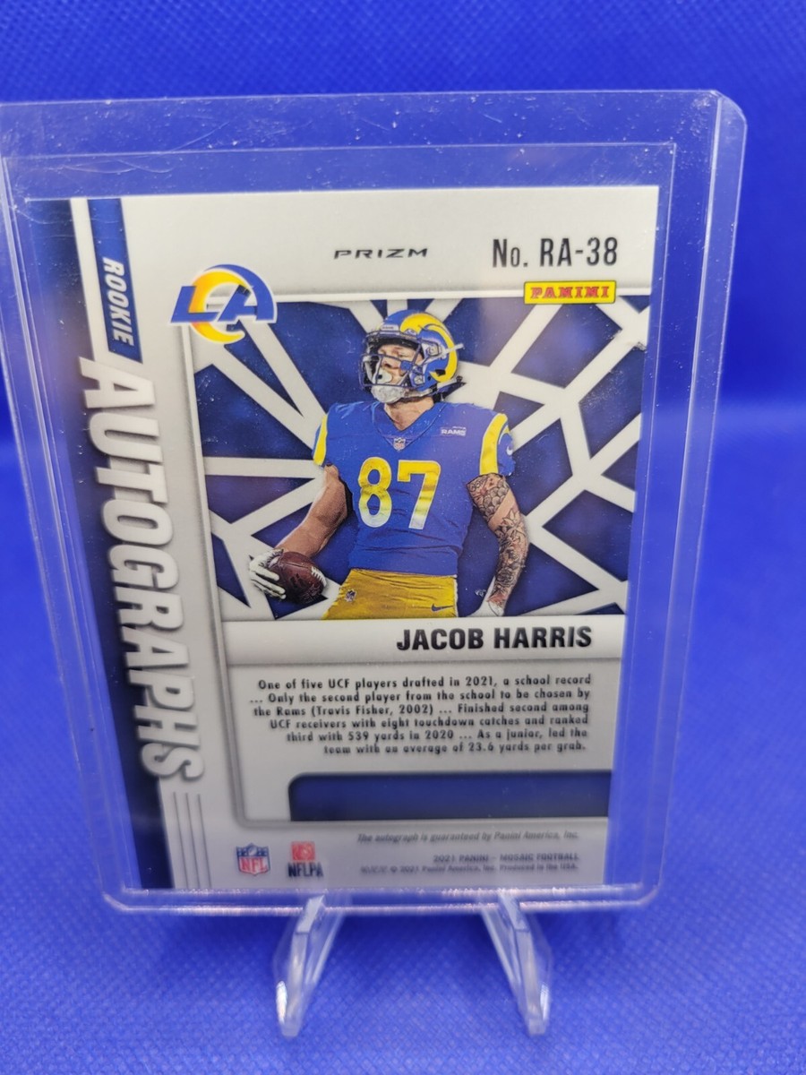 JACOB HARRIS - 2021 MOSAIC ROOKIE AUTOGRAPHS #RA-38 | eBay