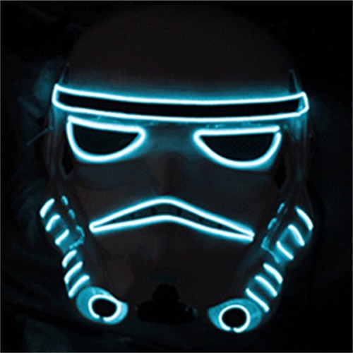 LED Mask Star Wars Stormtrooper Cosplay Halloween Wearable Helmet Headwear Props - Picture 12 of 22