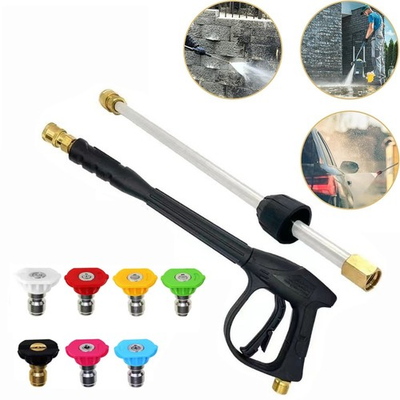#ad #ad 5800PSI High Pressure Car Power Washer Spray Gun Wand Lance w 7 Nozzle Tips Kits $15.99