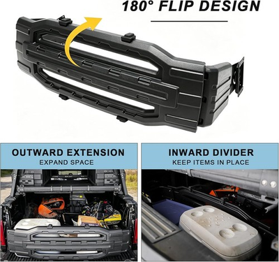 #ad ALL Aluminum Truck Bed Extender For 2005 2026 Toyota Tacoma Tailgate Extender $189.00