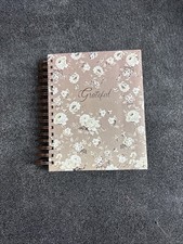 Thankful Grateful Blessed Floral Journal Spiral Notebook Diary Lined 8x6 Flower
