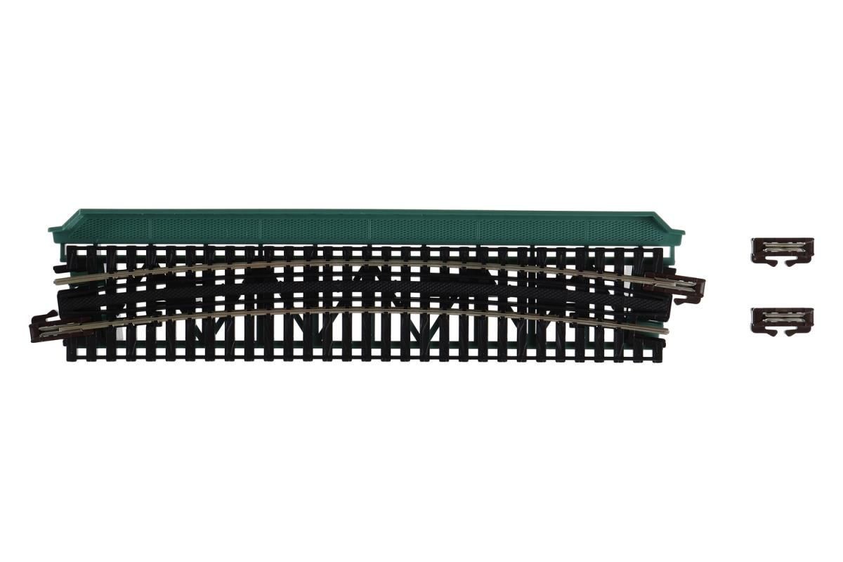 Kato 20-471 Unitrack (R481-15T) Curved Girder Bridge Green 15 Degree N Gauge