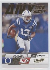 2022 Panini Prestige Any Given Sunday Xtra Points Gold 31/99 TY Hilton #19 02u0