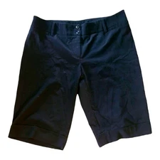 AB Studio Women’s Black Dress Capris Pants - Size 16, Classic Fit EUC