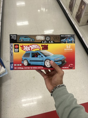 #ad Mattel Hot Wheels Brick Shop Custom #x27;90 Honda Civic EF The Hot Ones Speed Series $32.00