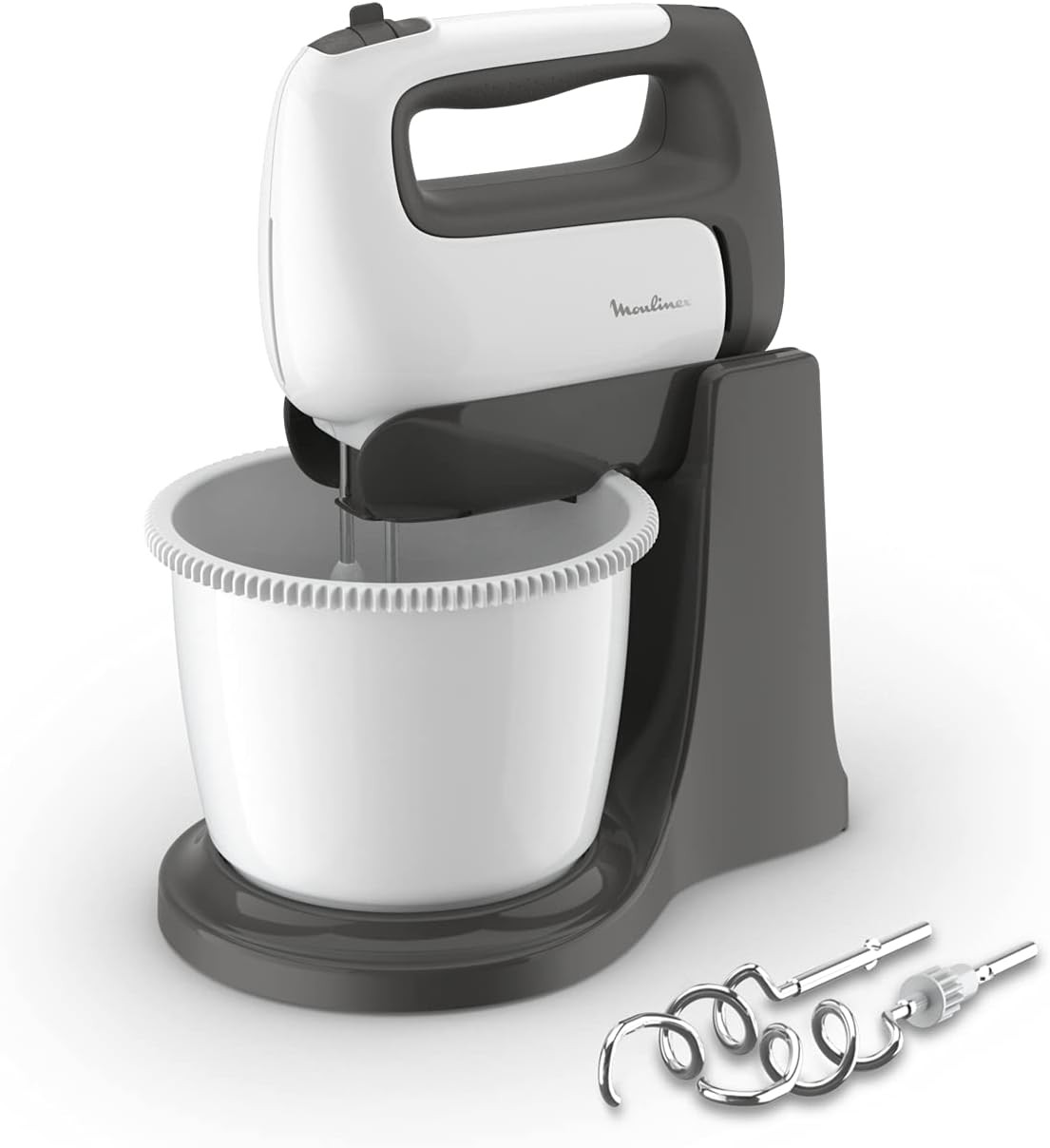 Moulinex HM4641 Prep'Mix+ Sbattitore Elettrico 500W | Ciotola Rotante