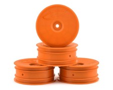 DE Racing "Speedline" 2.2 1/10 Buggy Front Wheels (4) (B6/RB6) (Orange)