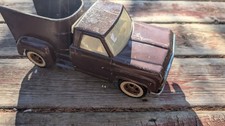Vintage tonka Farms Chevy C10 Pickup truck Horse And Livestock Hauler