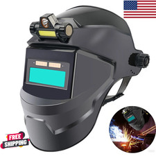 Solar Auto Darkening Welding Helmet Large Viewing Window True Color High Temp