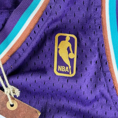 Camiseta Utah Jazz John Stockton #12 Niño L Mitchell & Ness Swingman NBA 1996-97 - Imagen 7 de 9