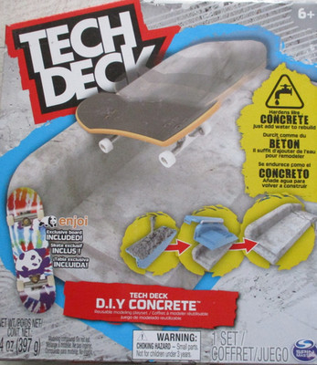 Tech Deck Concrete baue deine Finger Skateboard Rampe , inkl Finger Skateboard