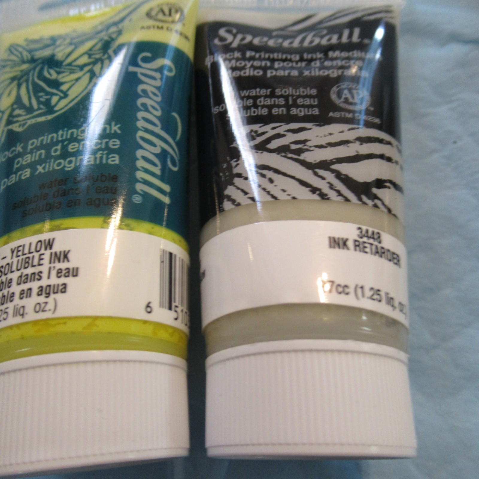 LOT OF 14 TUBES OF SPEEDBALL BLOCK PRINTING INK