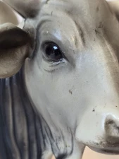 Vintage Breyer Molding Co. Gray Brahma Bull Matte Model No. 70