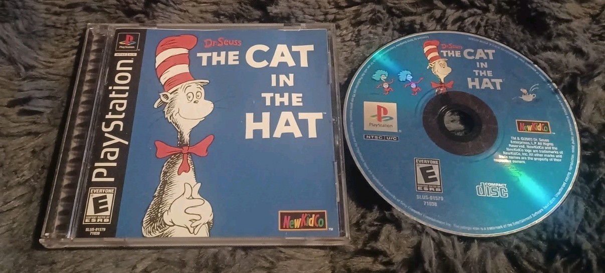 The Cat in the Hat (Playstation 1 system) Complete PS1 Game - TESTED