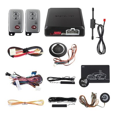 EASYGUARD pke car alarm remote start with keyless entry push button start stop