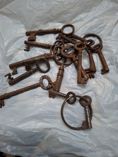 Collection Vintage Antique Keys