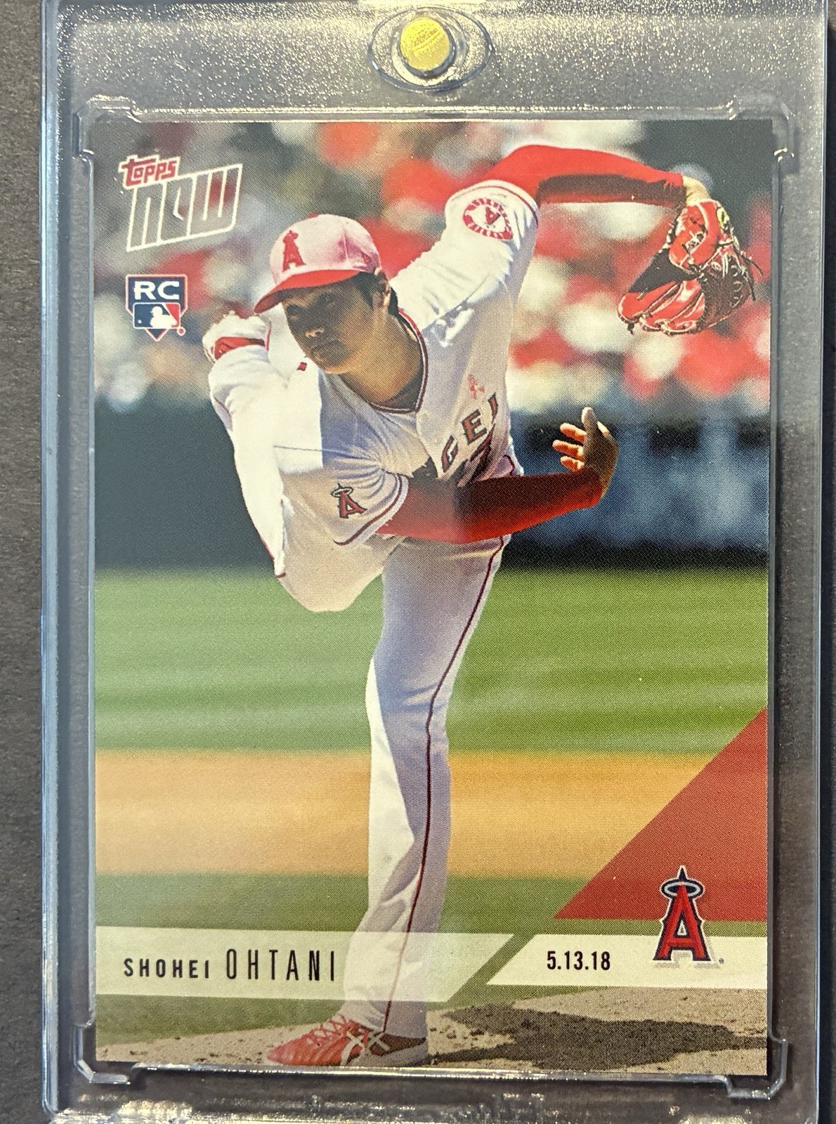 2018 TOPPS NOW #210 SHOHEI OHTANI ROOKIE RC 