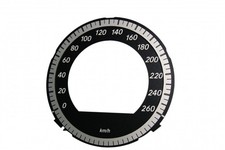 Mercedes W204, W212, W218, W207, GLK - Replacement tacho dial - converted from M