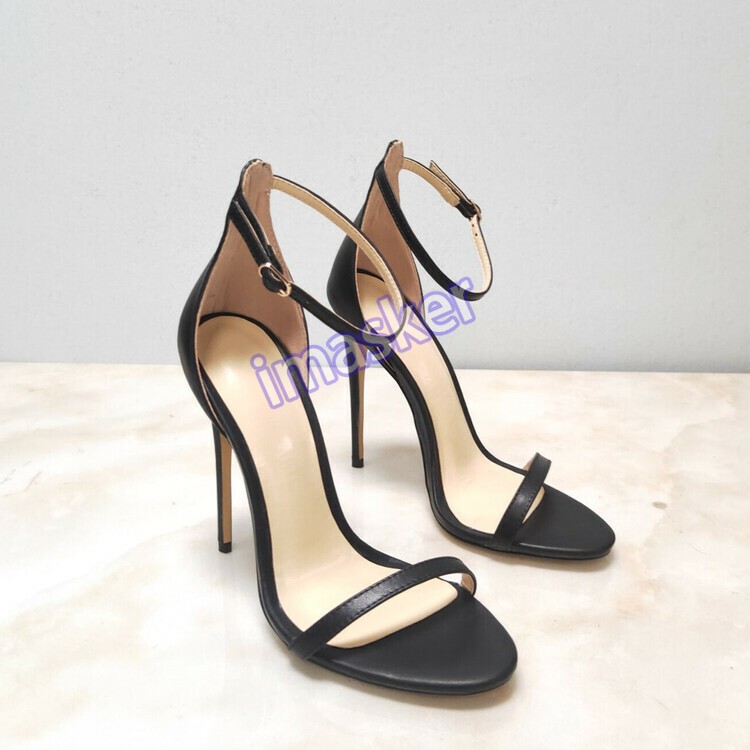Women's Ankle Strap Open Toe Super High Stiletto Heels Party Sandals New