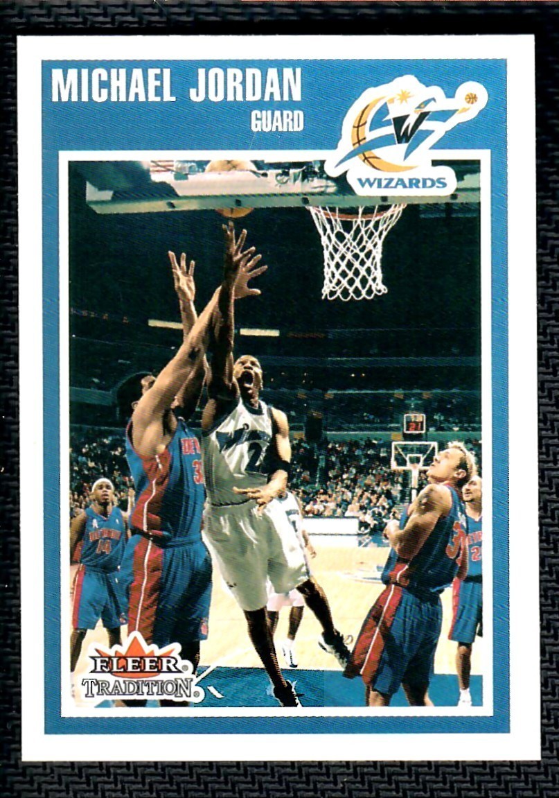 2002-03 Fleer Tradition - Michael Jordan #220 WIZARDS 89-90 Fleer Design MJ211