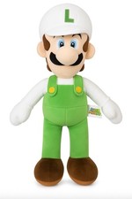 Luigi Plush Doll Super Mario White Hat Green Overalls 2021 Nintendo Jumbo