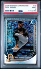 2025 Bowman Chrome Mega Box MOJO Silver Prizm Refractor PAUL SKENES PSA 9 MINT