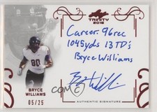 2016 Leaf Trinity Signatures Red 5/25 Bryce Williams #A-BW1 Auto s7f