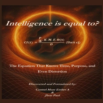 Intelligence is equal to? The Equation That Knows Time Purpose an