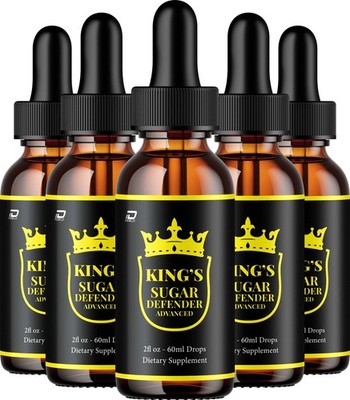 (5 Pack) Kings Sugar Defender Liquid Drops   Kings SugarDefender Natural Blend