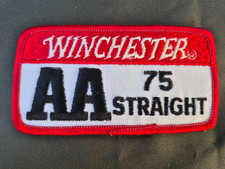 Vintage WINCHESTER 75 STRAIGHT Iron-on Patch MINT Cond P40