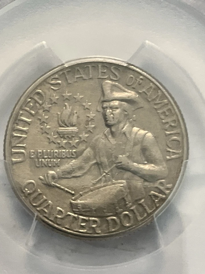 1976 bicentennial quarter. PCGS XF40, D Filled  - Image 3 of 4