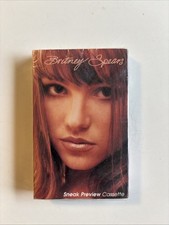Britney Spears - Sneak Preview Cassette Tape 1998 Jive Promo NEW Sealed