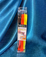Nite Ize Gear Tie Reusable Rubber Twist Tie Pro Pack - 6-Pack - GTPP18-A1-R8