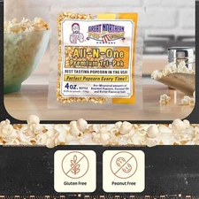 Great Northern Popcorn 4 Ounce Premium Popcorn Portion Packs, Case of 24