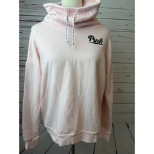 PINK Victoria's Secret Sweatshirt Small Sequins Spell Out Pullover Shirt Bling