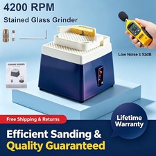 Stained Glass Grinder Bit 4200r/min Glass Art Grinding Machine Stain Glass Tool