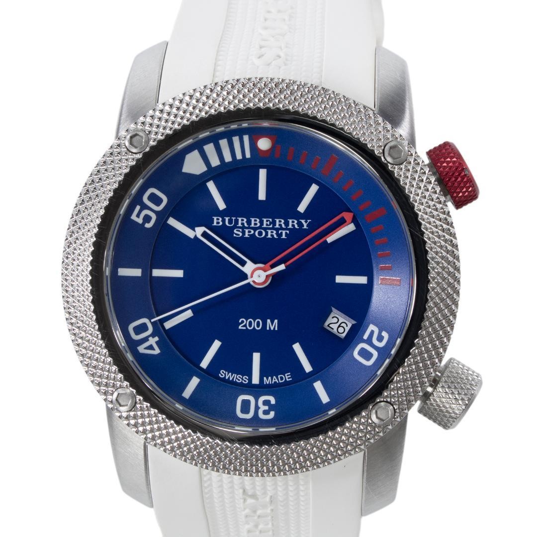 Burberry Watch Men's Sports BU7722 Blue Diver's Watch Logo BURBERRY,17318 thumbnail 2