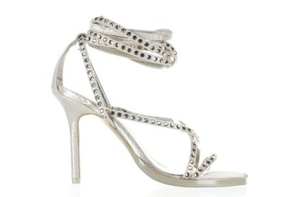JLO by Jennifer Lopez Womens Gardina Gold Ankle Strap Heels Size 7 (7704812)