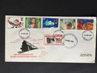 E GB 1981 CHRISTMAS SET ON FIRST DAY PMK WORTH VALLEY RAILWAY COVER